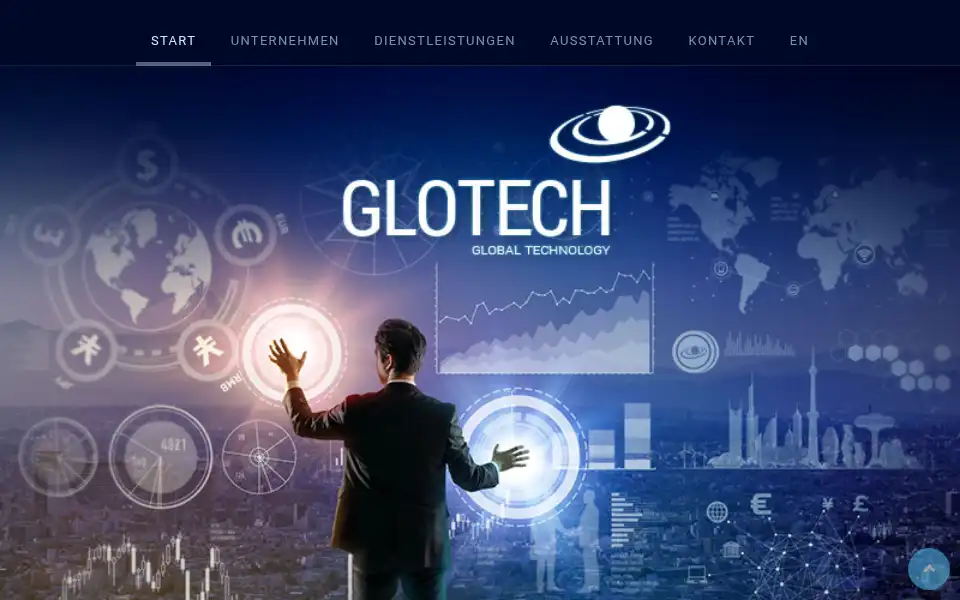 Screenshot of glotech.de