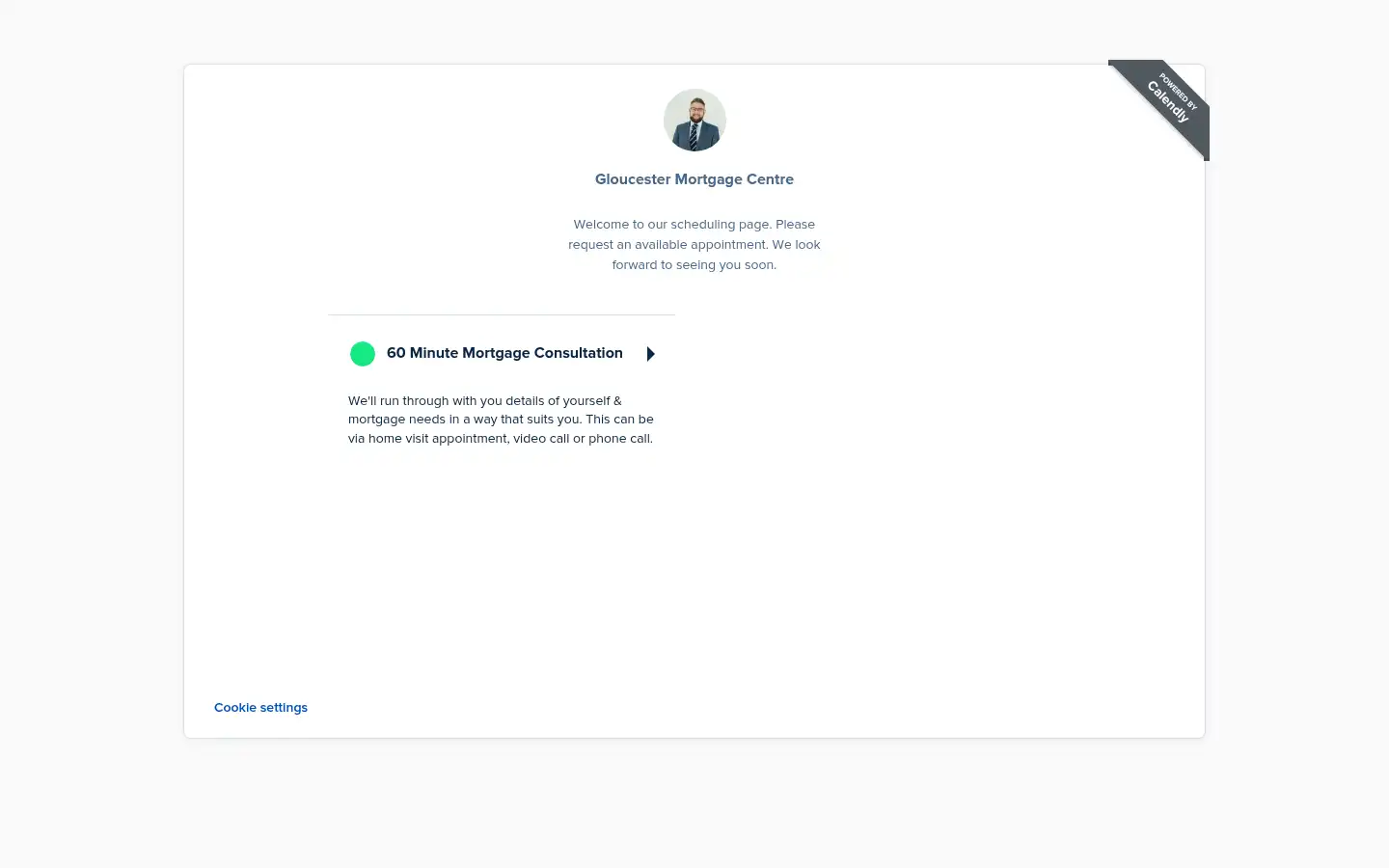 Screenshot of gloucestermortgagecentre.uk