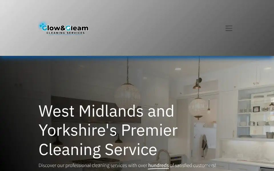 Screenshot of glowandgleam.uk