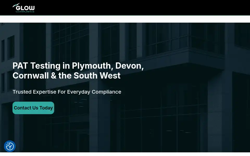 Screenshot of glowcompliance.co.uk