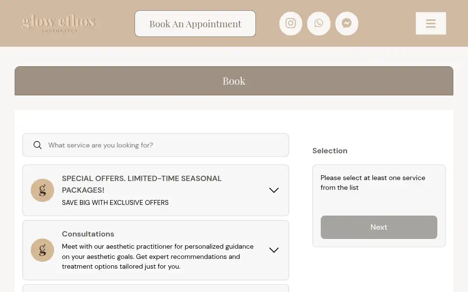 Screenshot of glowethos.co.uk