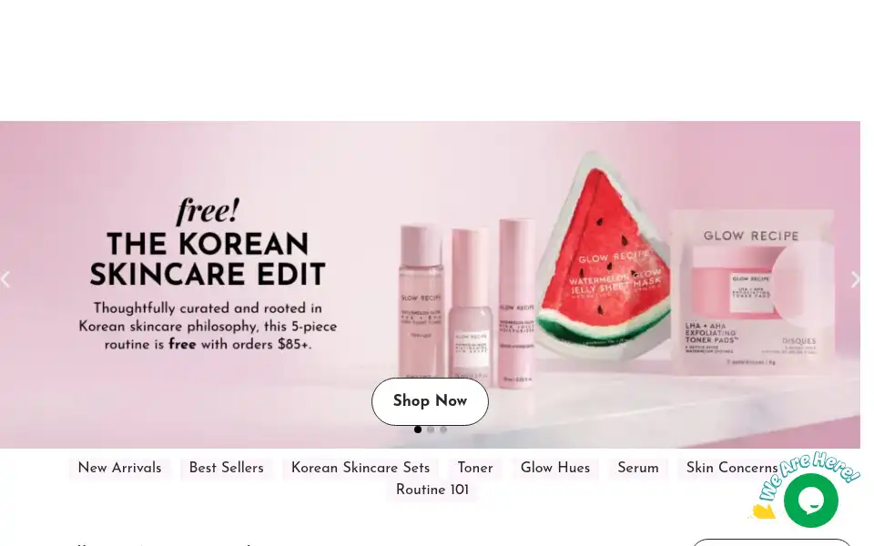 Screenshot of glowrecipeofficial.com