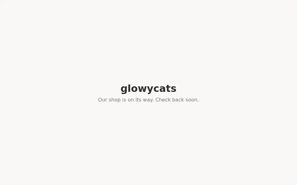 Screenshot of glowycats.shop