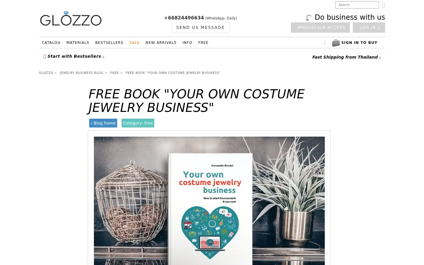 Screenshot of glozzo.store
