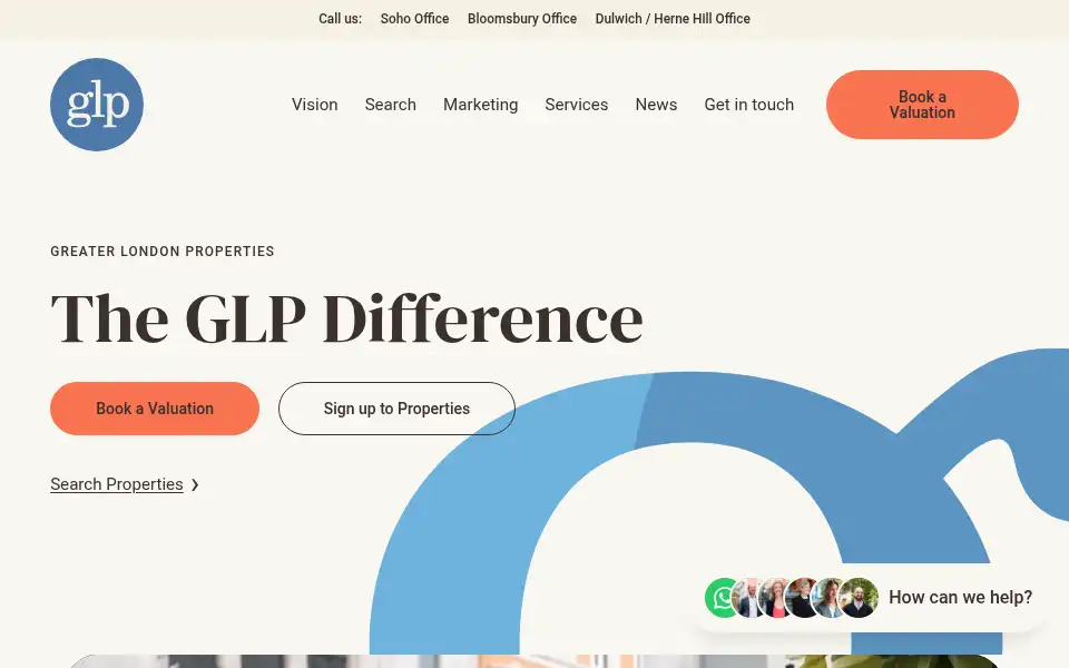 Screenshot of glp.co.uk
