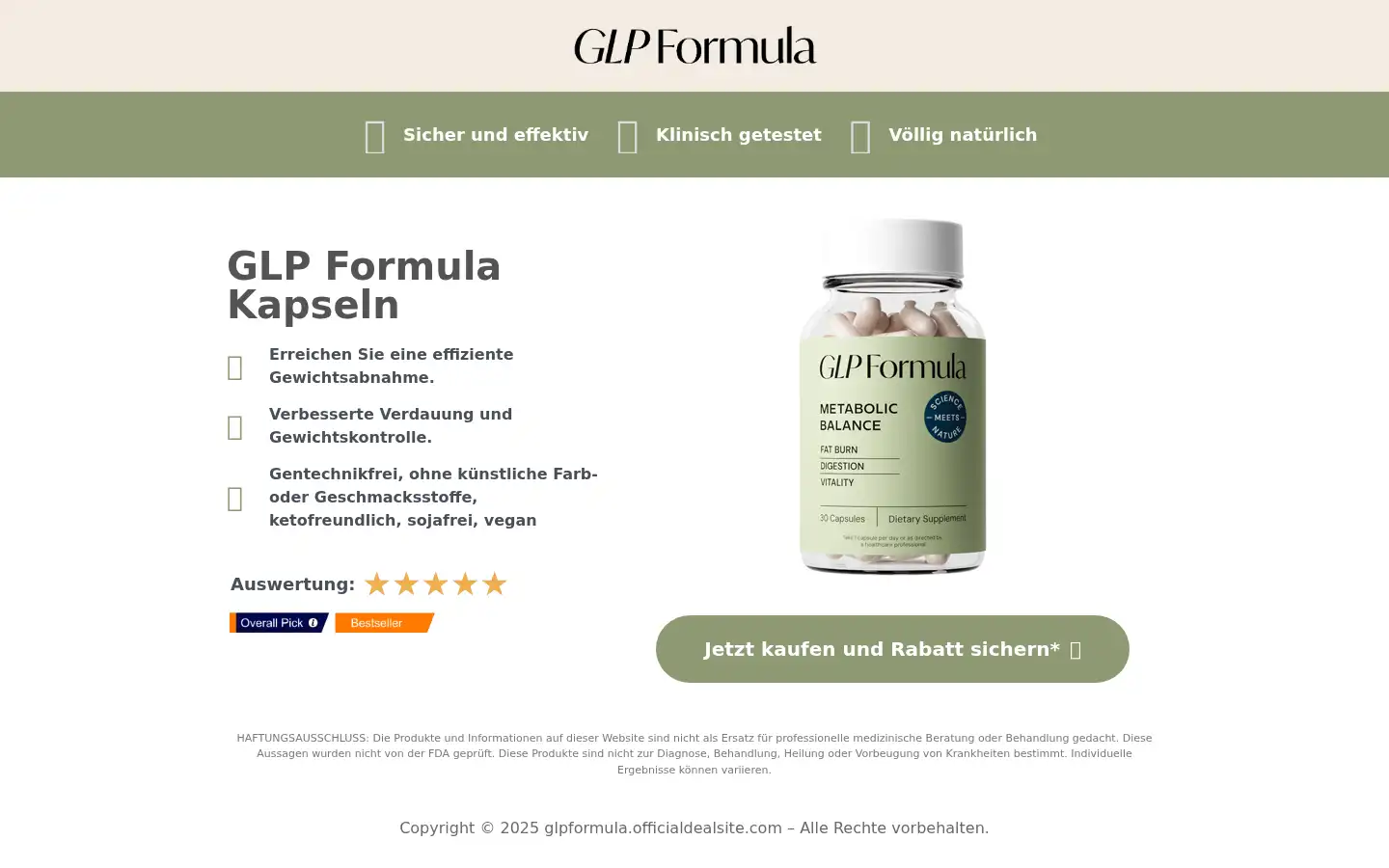 Screenshot of glpformula.topgeniunereviews.com