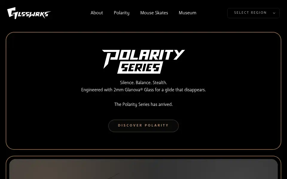 Screenshot of glsswrks.gg