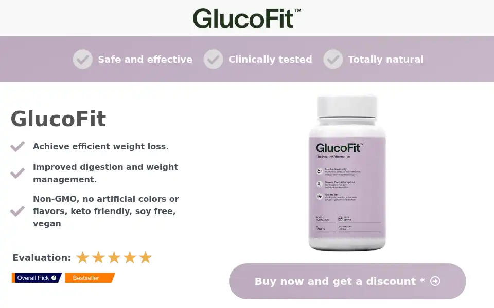 Screenshot of glucofit.topgeniunereviews.com