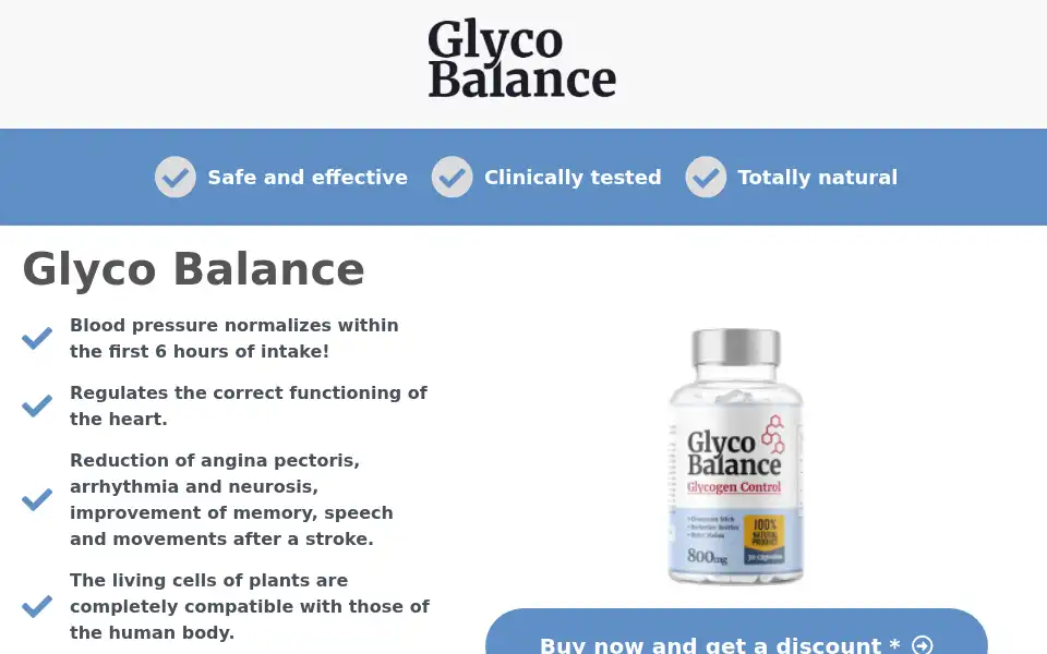 Screenshot of glycobalance.topgeniunereviews.com