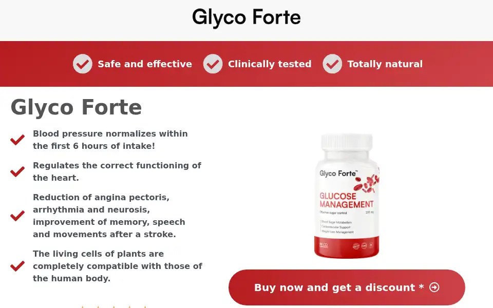 Screenshot of glycoforte.topgeniunereviews.com
