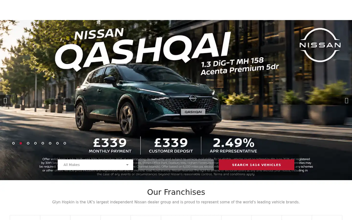 Screenshot of glynhopkin.com
