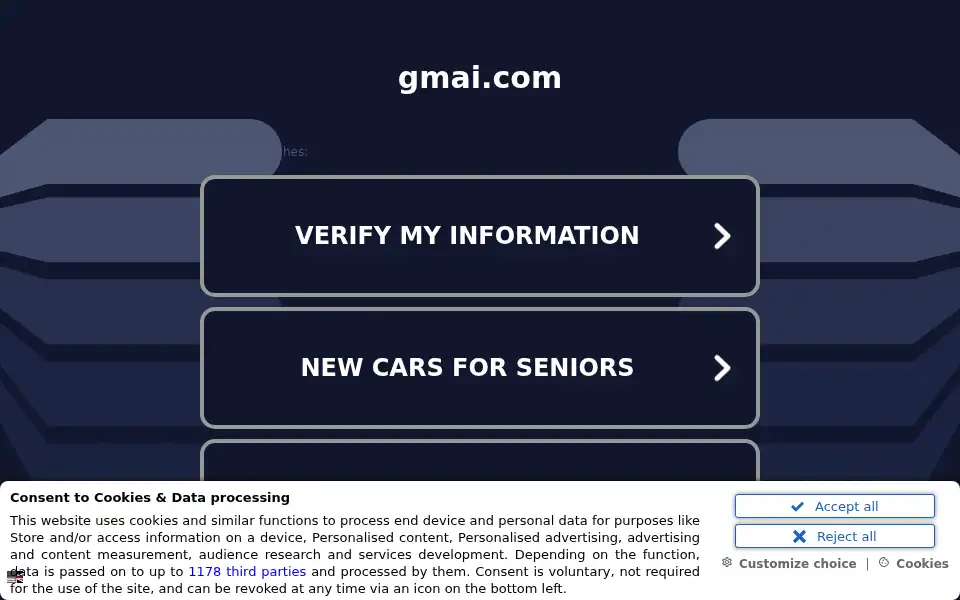 Screenshot of gmai.com