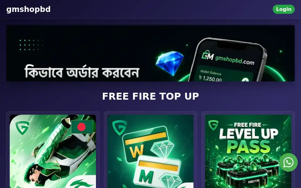 Screenshot of gmshopbd.com