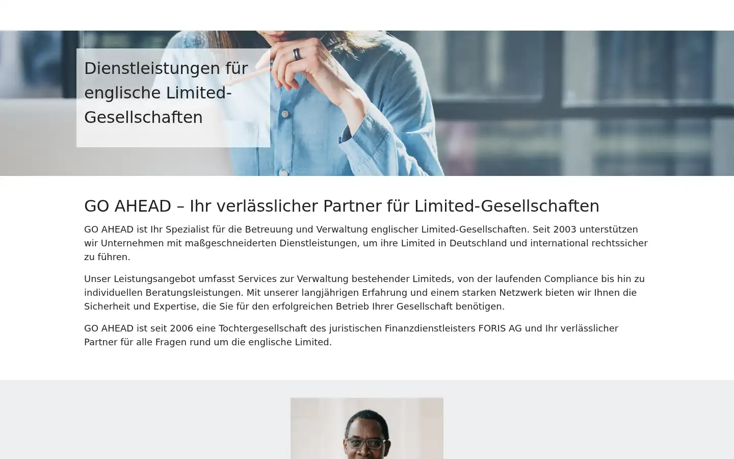 Screenshot of go-ahead.de