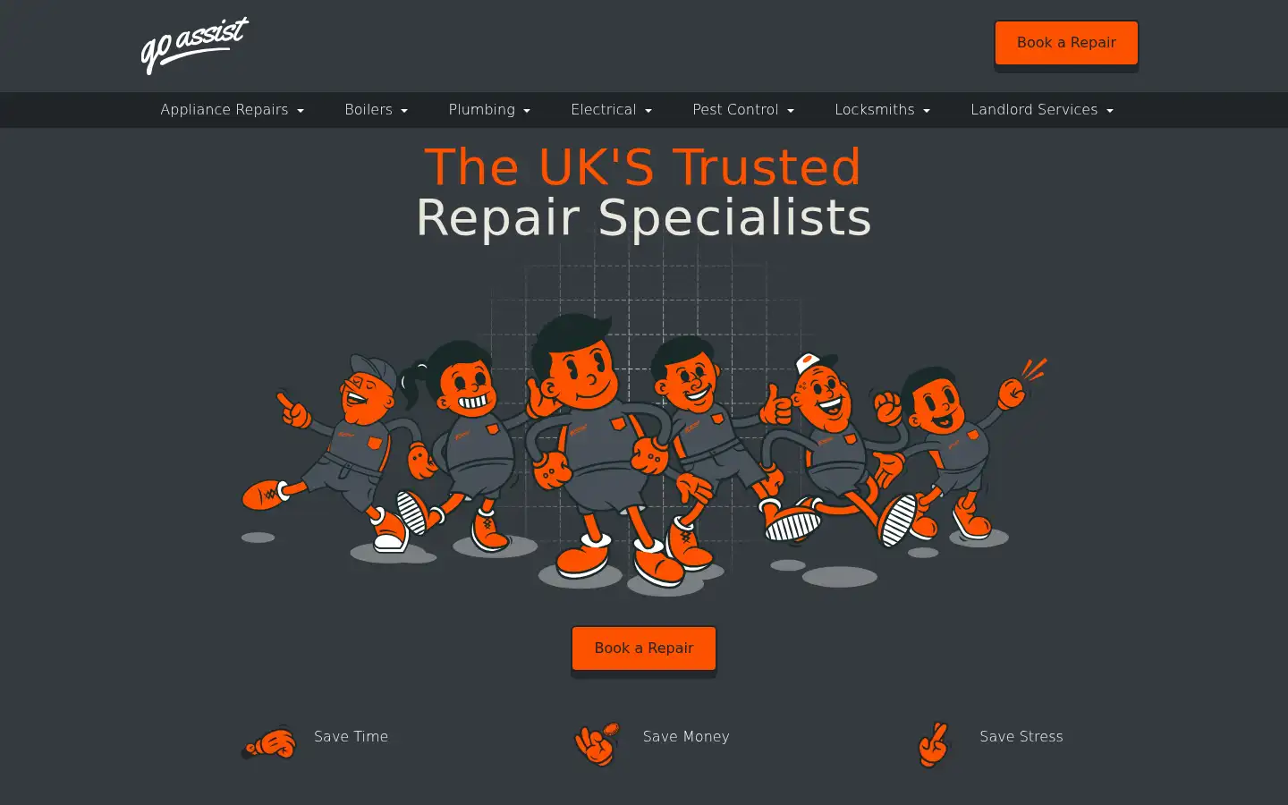 Screenshot of go-assist.co.uk