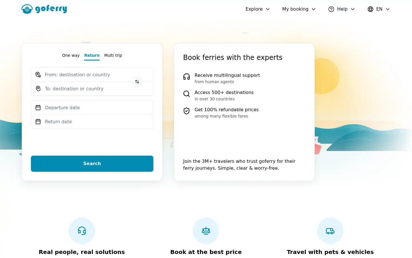 Screenshot of go-ferry.com