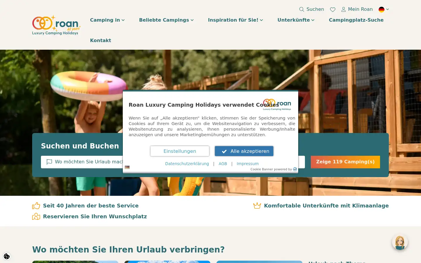 Screenshot of go4camp.de