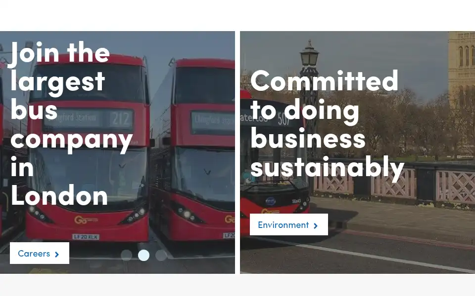 Screenshot of goaheadlondon.com