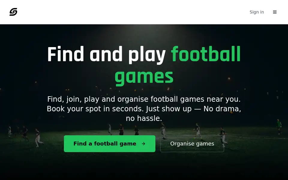 Screenshot of goalspace.co.uk