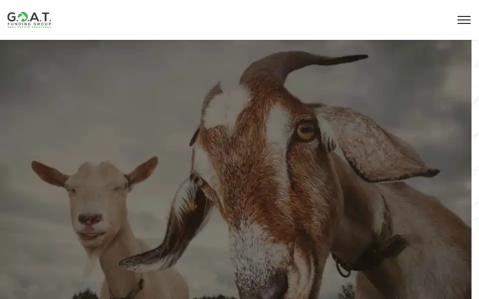 Screenshot of goatfundinggroup.com