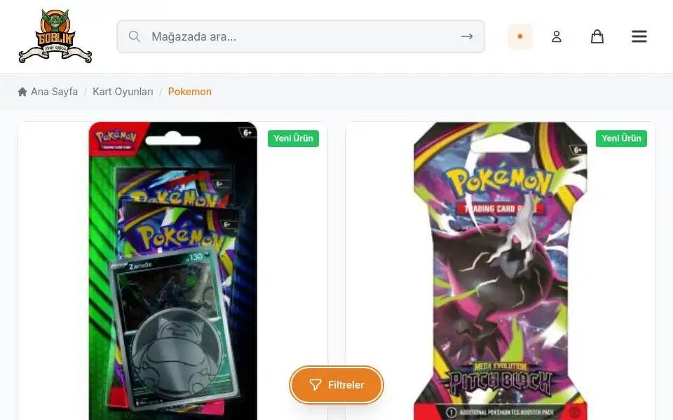 Screenshot of goblin-store.com