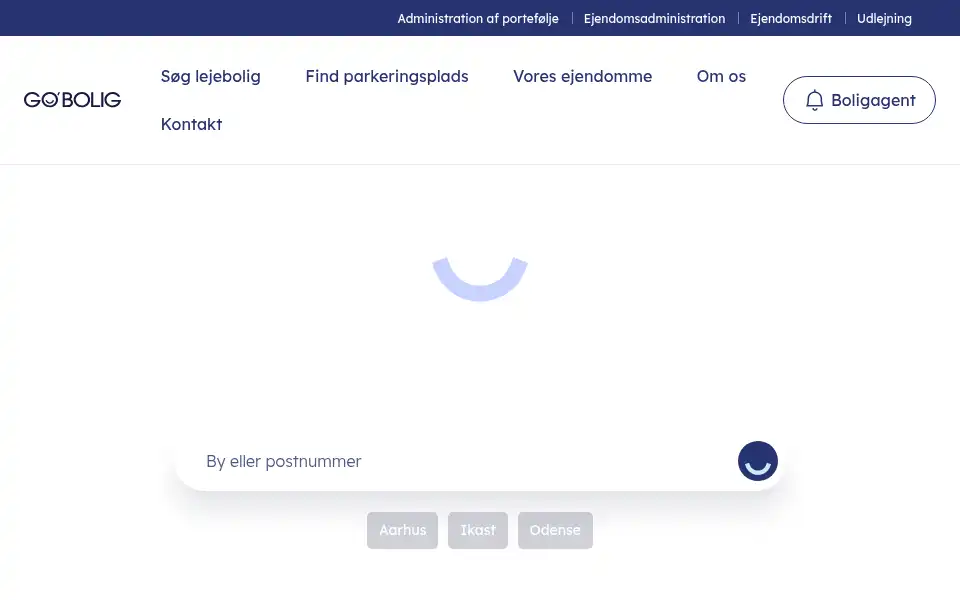 Screenshot of gobolig.dk