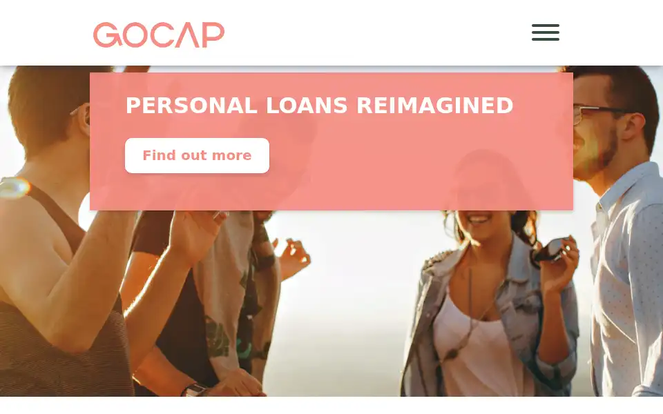 Screenshot of gocap.co.uk