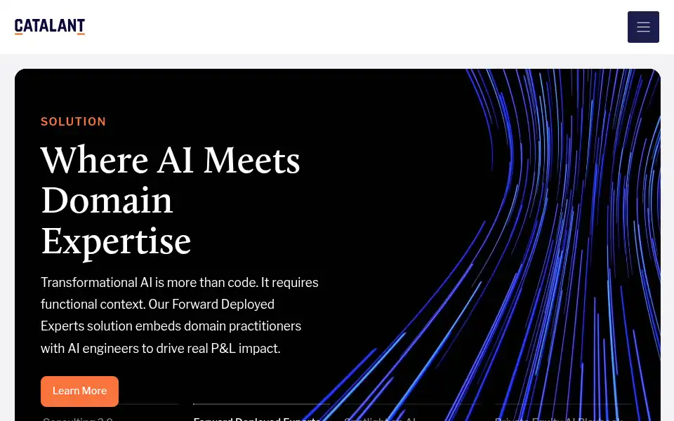 Screenshot of gocatalant.com
