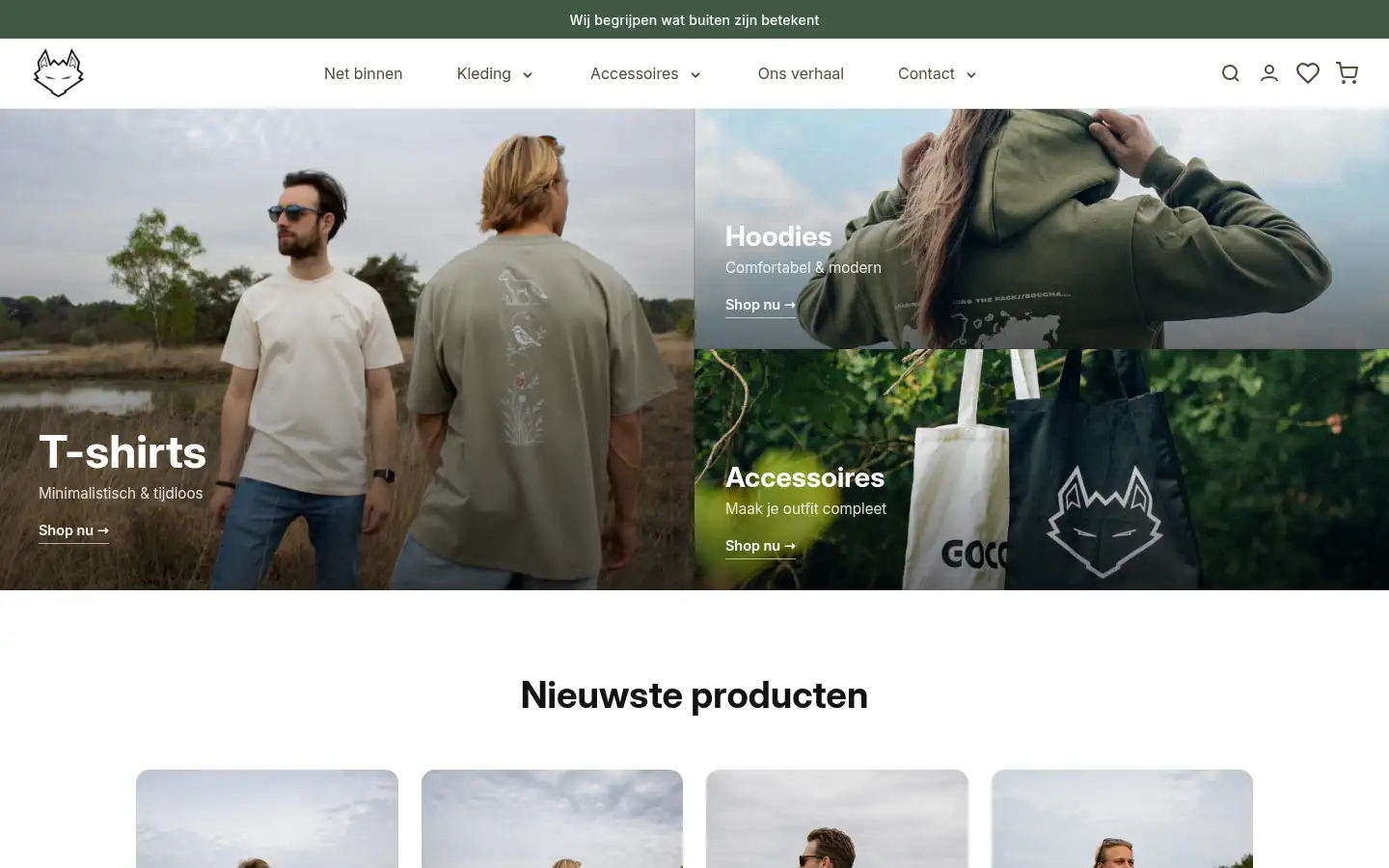Screenshot of gocchaofficial.nl