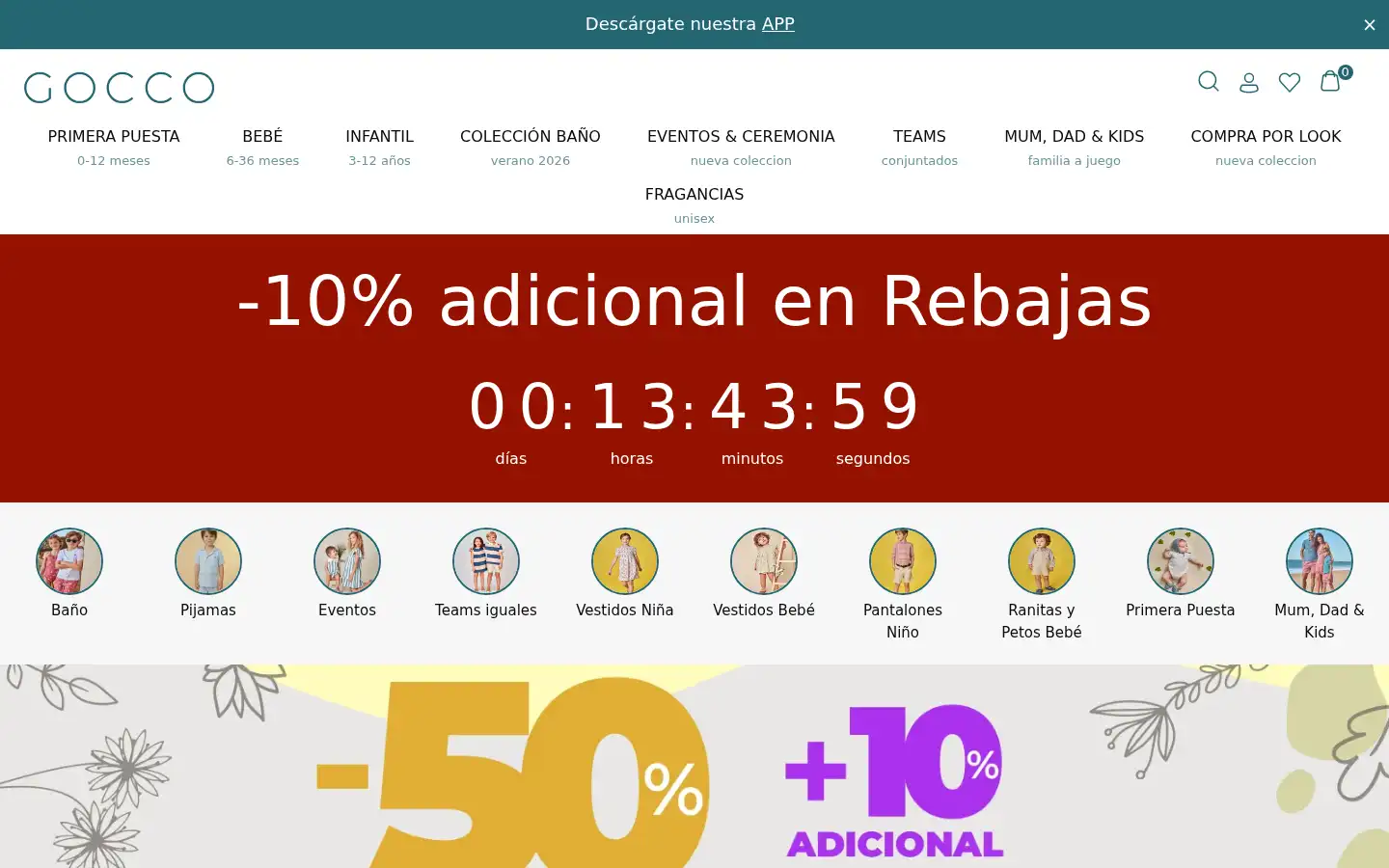 Screenshot of gocco.es