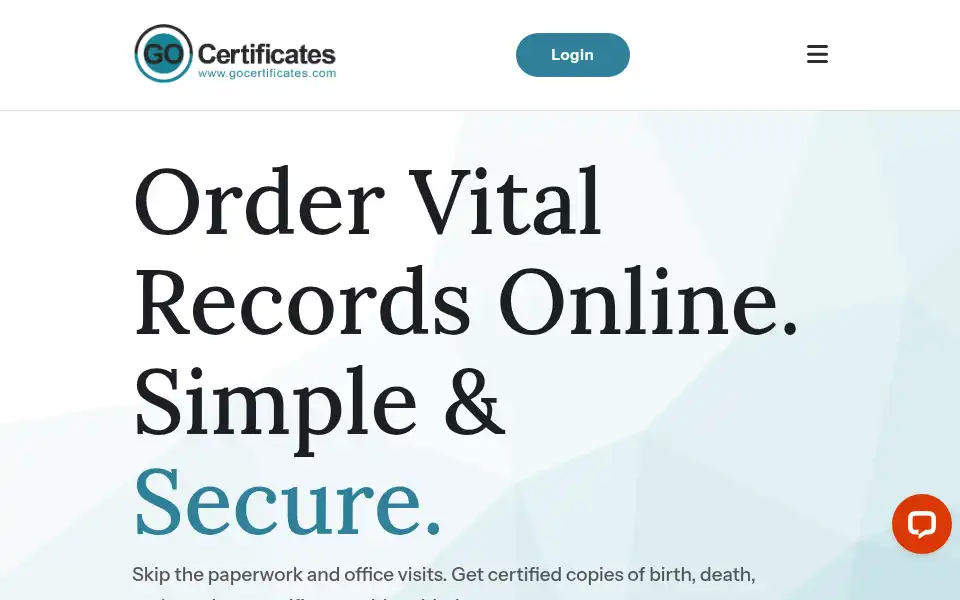 Screenshot of gocertificates.com