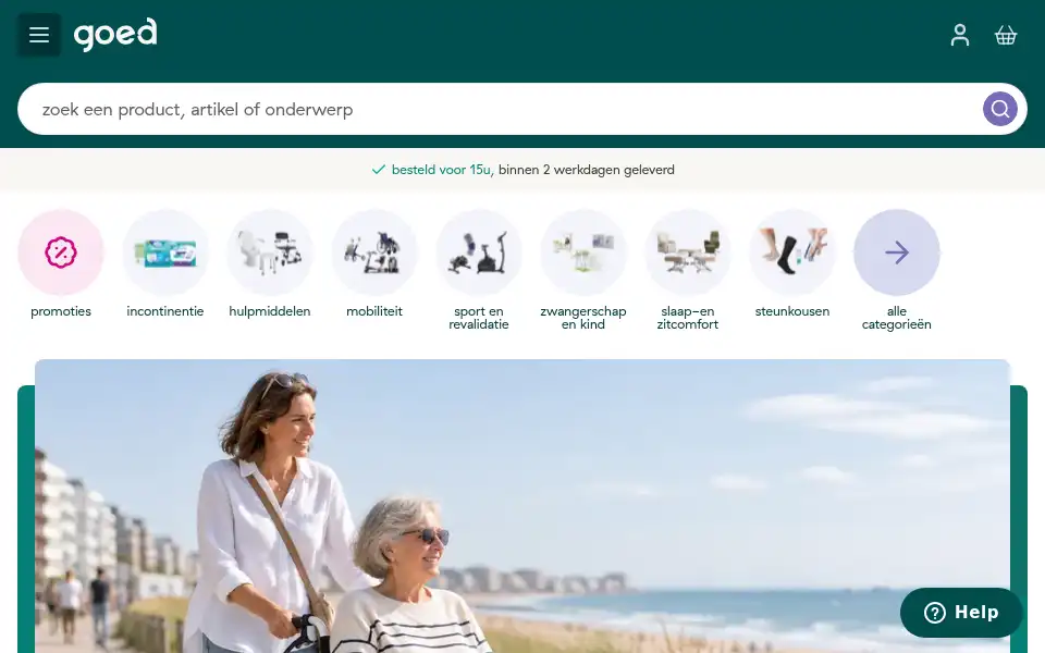 Screenshot of goed.be