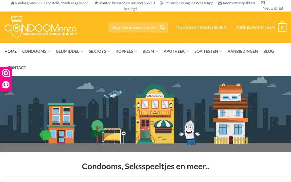 Screenshot of goedkoop-condooms.nl