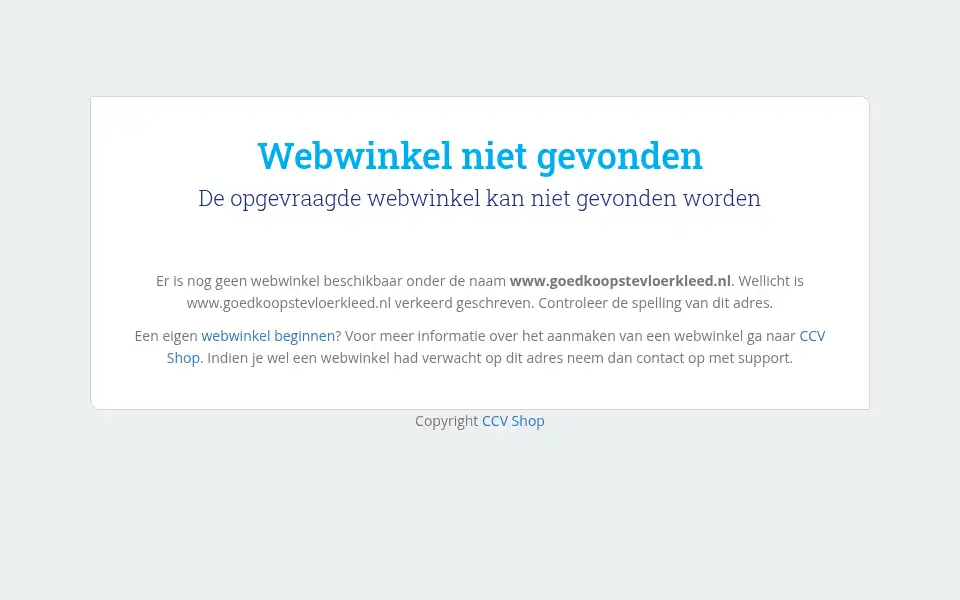 Screenshot of goedkoopstevloerkleed.nl