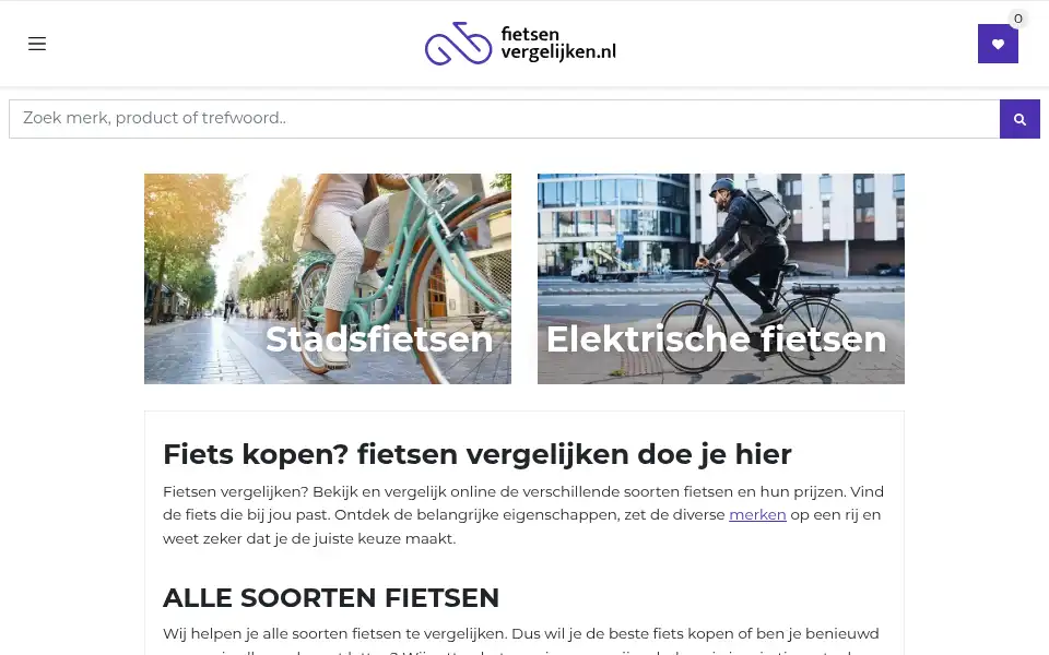 Screenshot of goedkope-fietsen-online.nl