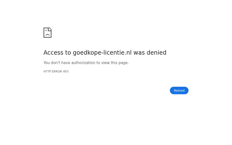 Screenshot of goedkope-licentie.nl