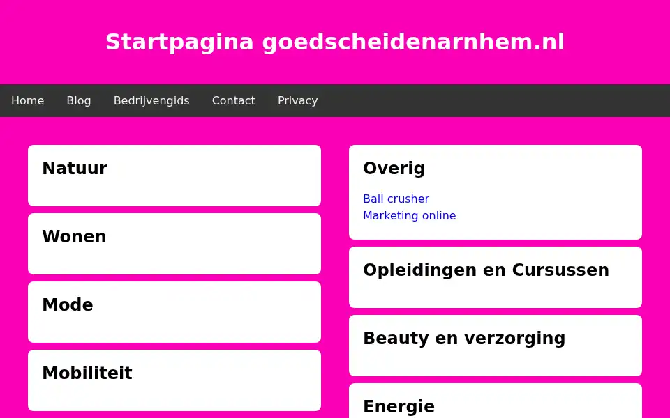 Screenshot of goedscheidenarnhem.nl