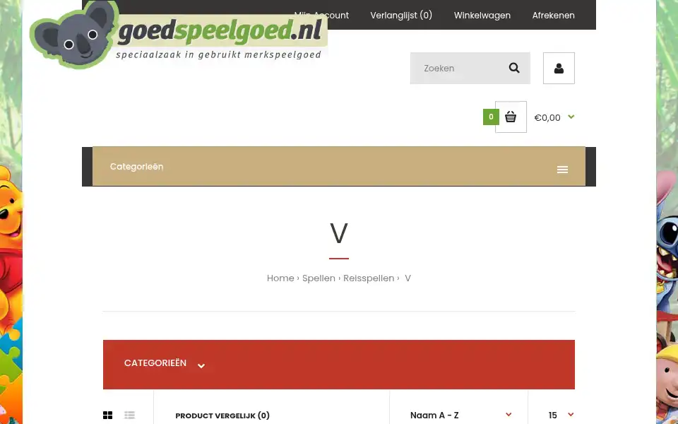 Screenshot of goedspeelgoed.nl