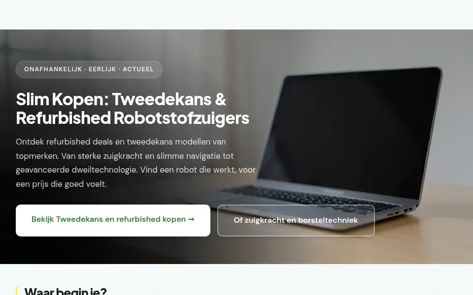 Screenshot of goeieprijs.nl