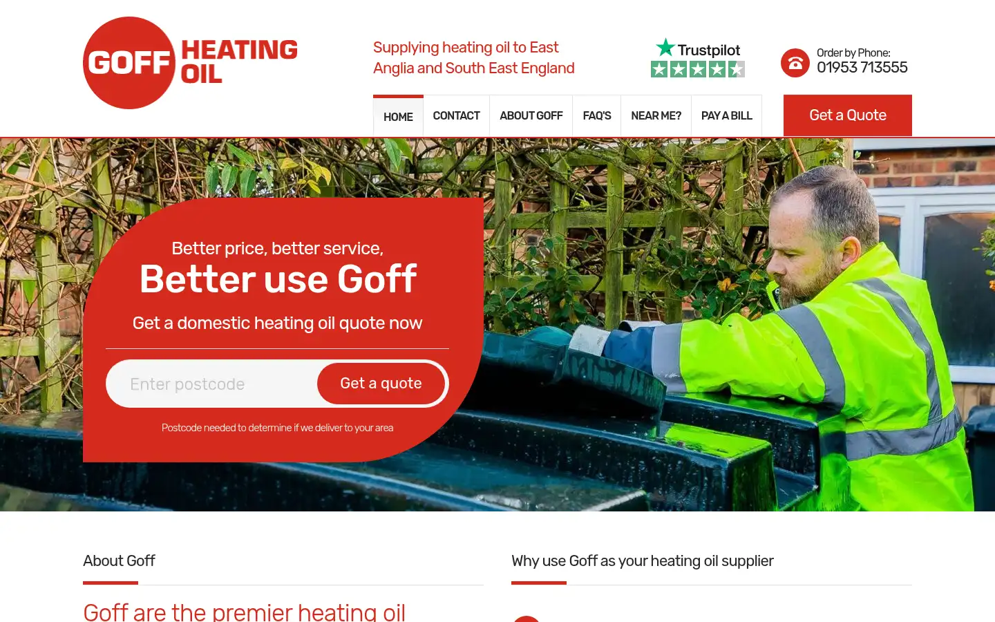 Screenshot of goffpetroleum.co.uk