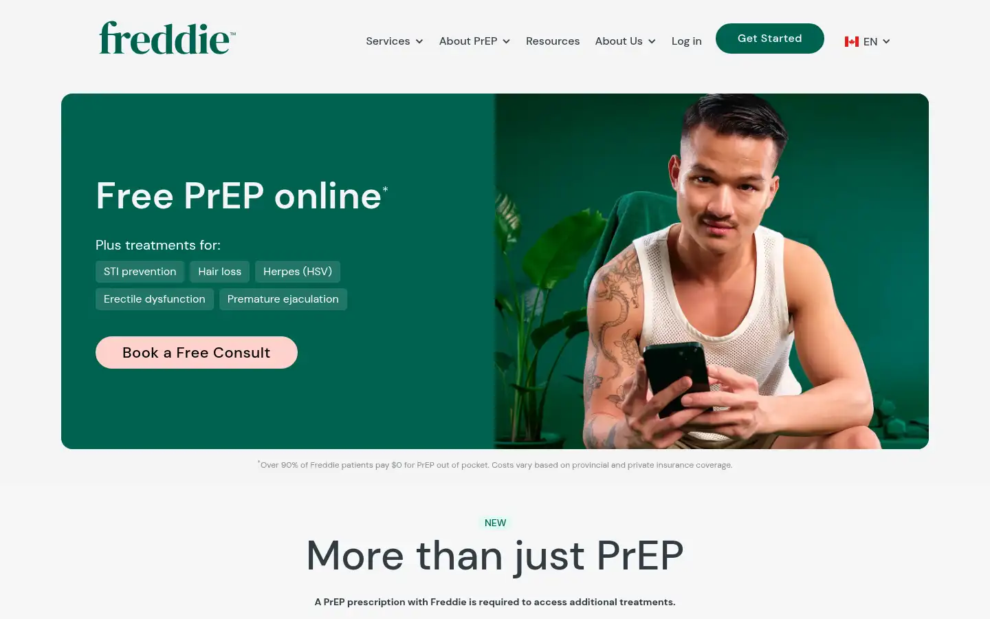 Screenshot of gofreddie.com