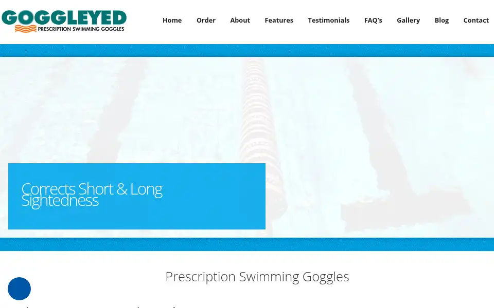 Screenshot of goggleyed.co.uk