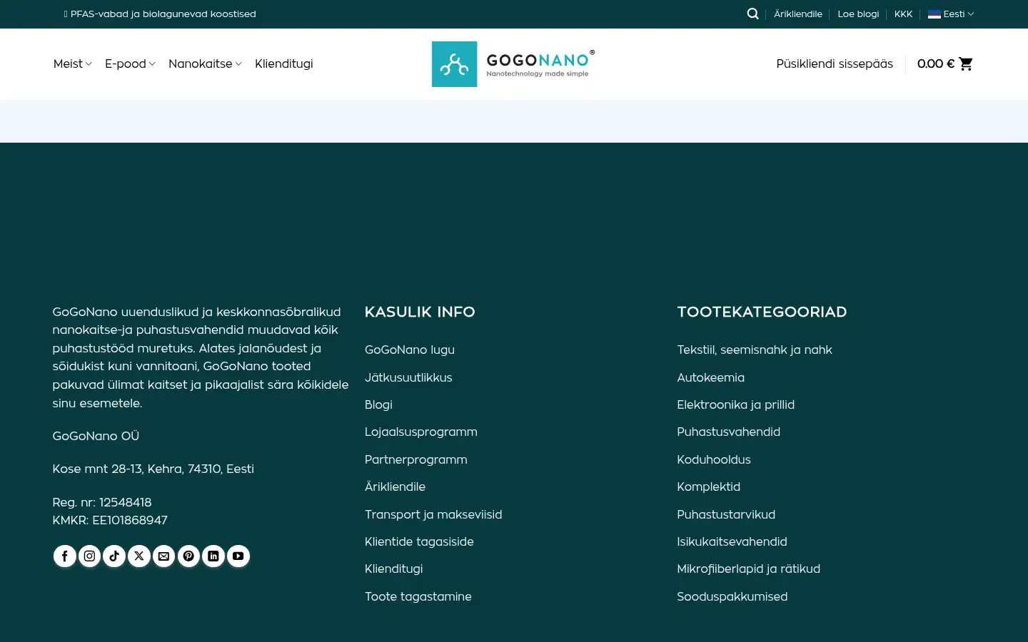 Screenshot of gogonano.com