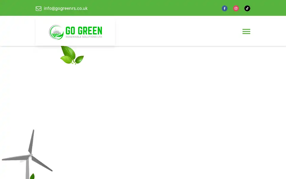 Screenshot of gogreenrs.co.uk