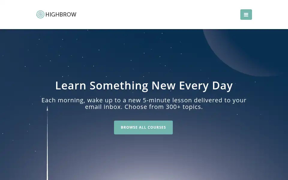 Screenshot of gohighbrow.com