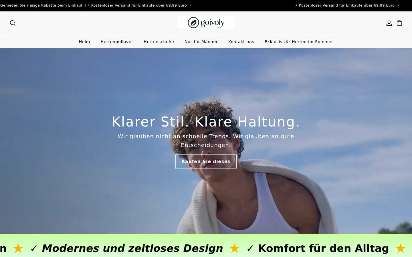 Screenshot of goivoly.com