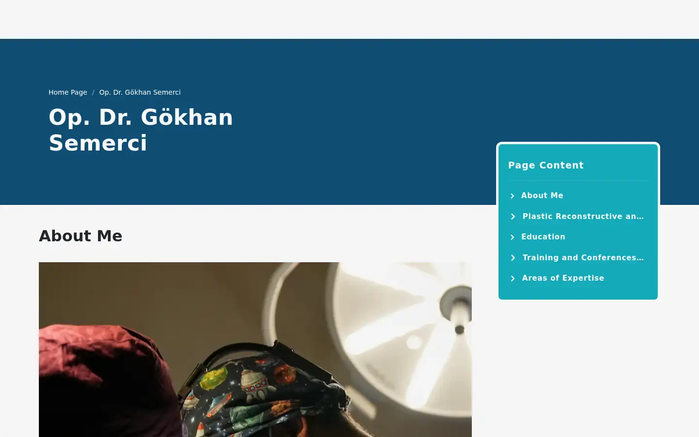 Screenshot of gokhansemerci.com