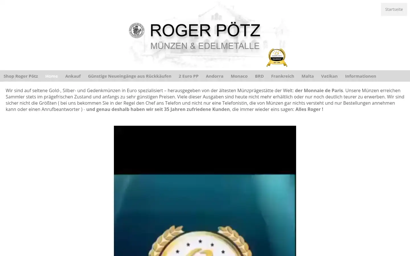 Screenshot of gold-poetz.com