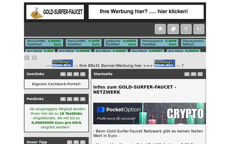 Screenshot of gold-surfer-faucet.de