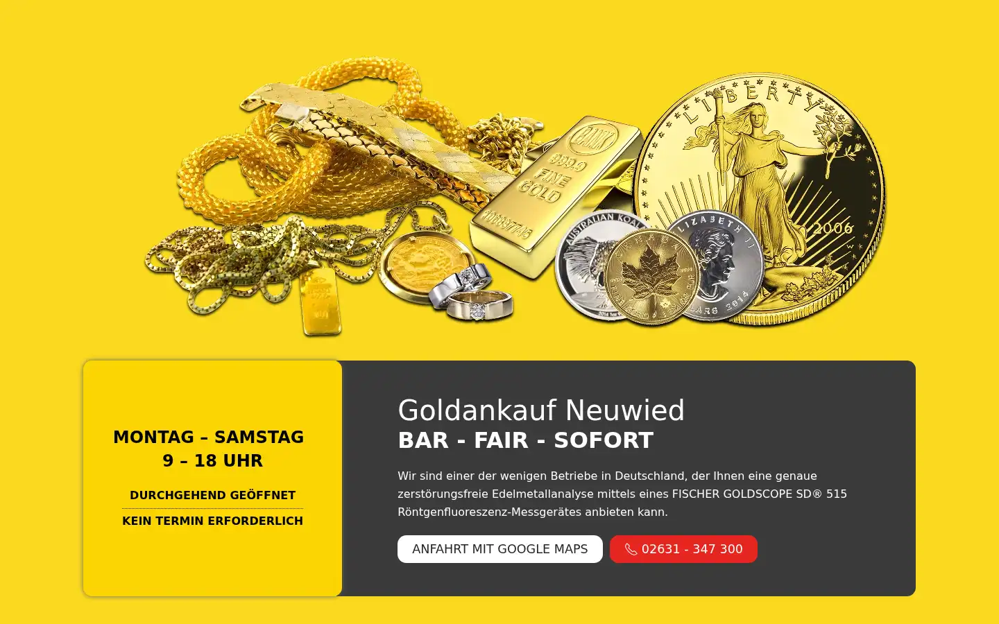Screenshot of goldankauf-neuwied.de